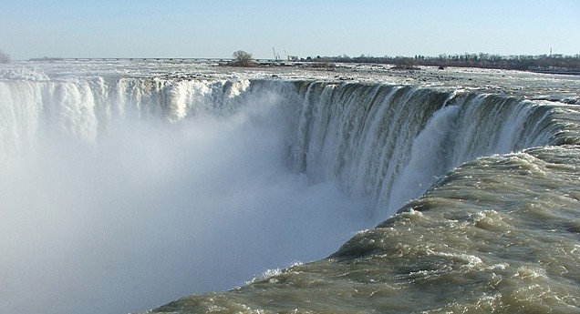 Niagara Falls on a sunny day