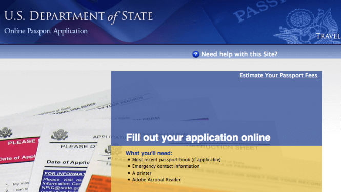 Online Passport Application Form – U.S. Passport