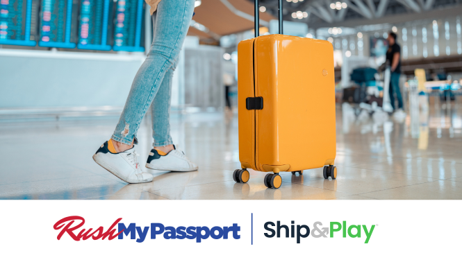 RushMyPassport and Ship & Play Partnership